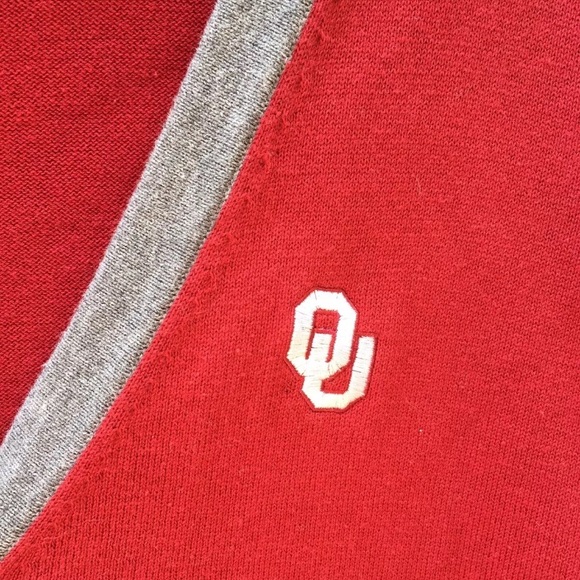 University Of Oklahoma College Cardigan Sweater with pockets Women Medium ๐ - Picture 2 of 5